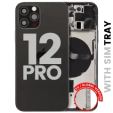 Apple iPhone 12 Pro Housing with Small Parts (No Charger Flex) - Graphite Pulled B