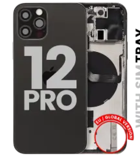Apple iPhone 12 Pro Housing with Small Parts (No Charger Flex) - Graphite Pulled B
