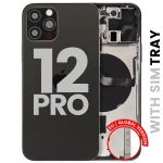 Apple iPhone 12 Pro Housing with Small Parts (No Charger Flex) - Graphite Pulled B