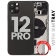 Apple iPhone 12 Pro Housing with Small Parts (No Charger Flex) - Graphite Pulled C
