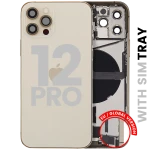 Apple iPhone 12 Pro Housing with Small Parts - Gold Pulled A