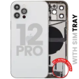 Apple iPhone 12 Pro Housing with Small Parts - Silver Pulled A