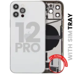 Apple iPhone 12 Pro Housing with Small Parts - Silver Pulled A