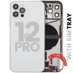 Apple iPhone 12 Pro Housing with Small Parts - Silver Pulled A