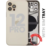 Apple iPhone 12 Pro Housing with Small Parts - Gold Pulled B