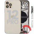 Apple iPhone 12 Pro Housing with Small Parts - Gold Pulled B