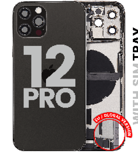 Apple iPhone 12 Pro Housing with Small Parts - Graphite Pulled B