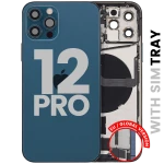 Apple iPhone 12 Pro Housing with Small Parts - Pacific Blue Pulled B