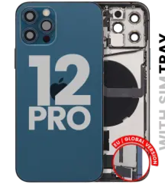 Apple iPhone 12 Pro Housing with Small Parts - Pacific Blue Pulled B