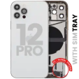 Apple iPhone 12 Pro Housing with Small Parts - Silver Pulled B