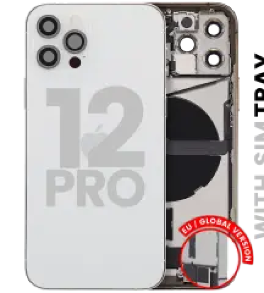 Apple iPhone 12 Pro Housing with Small Parts - Silver Pulled B