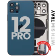 Apple iPhone 12 Pro Housing with Small Parts - Pacific Blue Pulled C