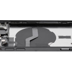 Apple iPhone 12 Housing with Small Parts (No Charger Flex) - Black Pulled C