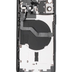 Apple iPhone 12 Housing with Small Parts (No Charger Flex) - Black Pulled C