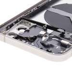 Apple iPhone 12 Housing with Small Parts (No Charger Flex) - White Pulled A