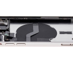 Apple iPhone 12 Housing with Small Parts (No Charger Flex) - White Pulled A
