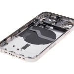 Apple iPhone 12 Housing with Small Parts (No Charger Flex) - White Pulled A