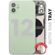 Apple iPhone 12 Housing with Small Parts - Green Pulled A