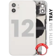 Apple iPhone 12 Housing with Small Parts - White Pulled B