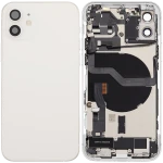 Apple iPhone 12 Housing with Small Parts - White Pulled B