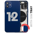 Apple iPhone 12 Housing with Small Parts (No Charger Flex) - Blue Pulled B