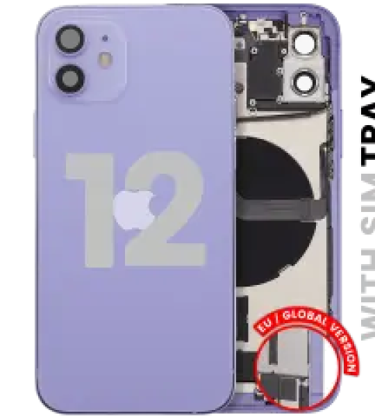 Apple iPhone 12 Housing with Small Parts - Purple Pulled A