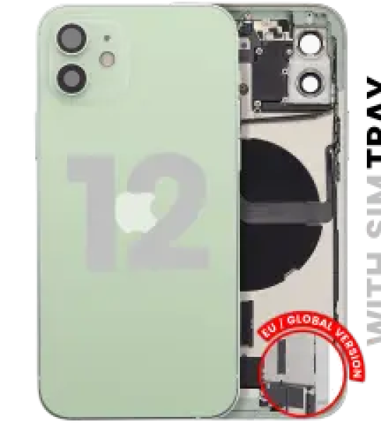 Apple iPhone 12 Housing with Small Parts - Green Pulled B