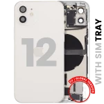 Apple iPhone 12 Housing with Small Parts - White Pulled B