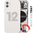 Apple iPhone 12 Housing with Small Parts - White Pulled B
