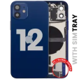 Apple iPhone 12 Housing with Small Parts - Blue Pulled C