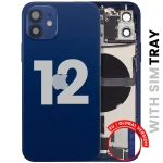 Apple iPhone 12 Housing with Small Parts - Blue Pulled C