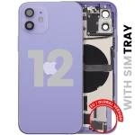 Apple iPhone 12 Housing with Small Parts - Purple Pulled C