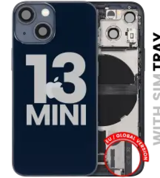 Apple iPhone 13 Mini Housing with Small Parts - Midnight Pulled B