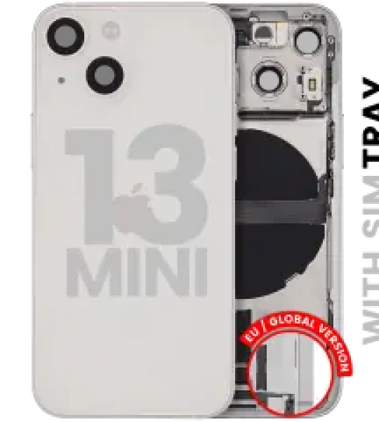 Apple iPhone 13 Mini Housing with Small Parts - Starlight Pulled B