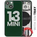 Apple iPhone 13 Mini Housing with Small Parts - Green Pulled C