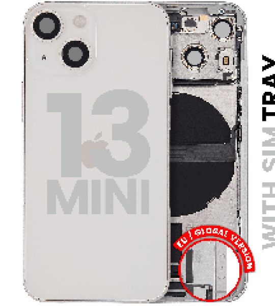 Apple iPhone 13 Mini Housing with Small Parts - Starlight Pulled C