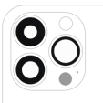 Apple iPhone 13 Pro / 13 Pro Max Back Camera Lens 3 Piece Set (10 Pack) OEM-Equivalent