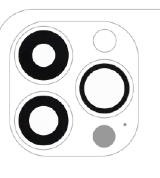 Apple iPhone 13 Pro / 13 Pro Max Back Camera Lens 3 Piece Set (10 Pack) OEM-Equivalent