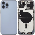 Apple iPhone 13 Pro Max Housing with Small Parts (No Charger Flex) - Sierra Blue Pulled C