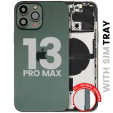 Apple iPhone 13 Pro Max Housing with Small Parts (No Charger Flex) - Alpine Green Pulled B