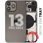 Apple iPhone 13 Pro Max Housing with Small Parts (No Charger Flex) - Graphite Pulled B
