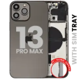 Apple iPhone 13 Pro Max Housing with Small Parts (No Charger Flex) - Graphite Pulled B