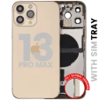 Apple iPhone 13 Pro Max Housing with Small Parts - Gold Pulled A