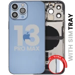 Apple iPhone 13 Pro Max Housing with Small Parts - Sierra Blue Pulled A