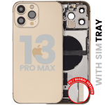 Apple iPhone 13 Pro Max Housing with Small Parts - Gold Pulled B