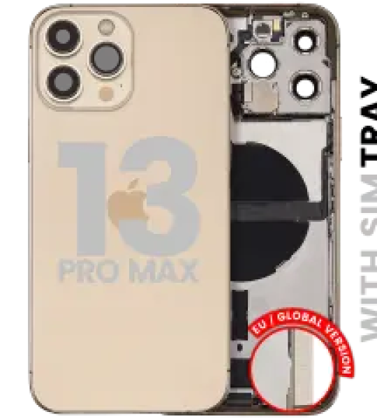 Apple iPhone 13 Pro Max Housing with Small Parts - Gold Pulled C