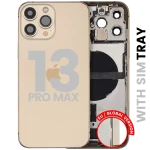 Apple iPhone 13 Pro Max Housing with Small Parts - Gold Pulled C