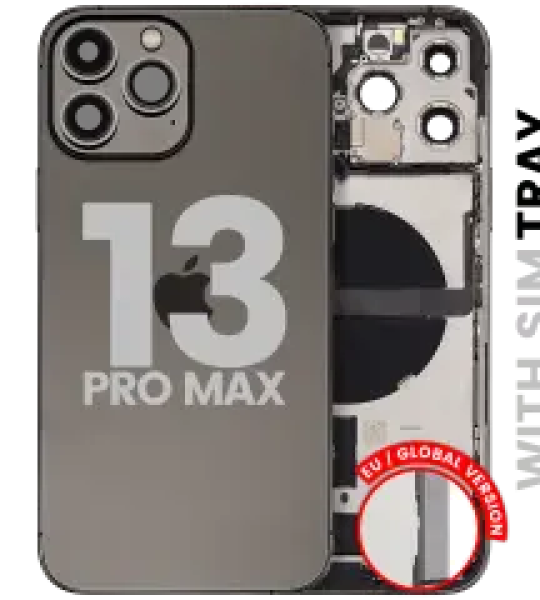 Apple iPhone 13 Pro Max Housing with Small Parts - Graphite Pulled C