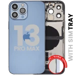 Apple iPhone 13 Pro Max Housing with Small Parts - Sierra Blue Pulled C