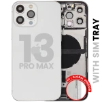 Apple iPhone 13 Pro Max Housing with Small Parts - Silver Pulled C